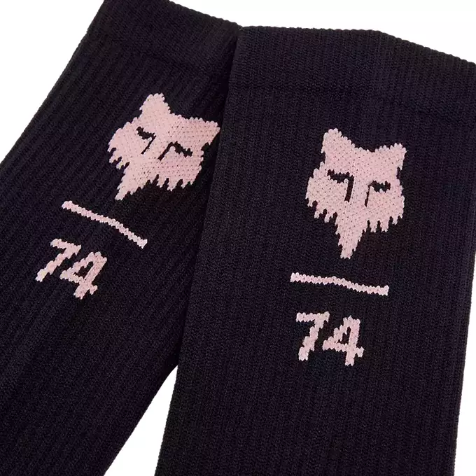 Skarpety rowerowe FOX 8 RANGER 74 Socks skarpetki Black Pink Unisex