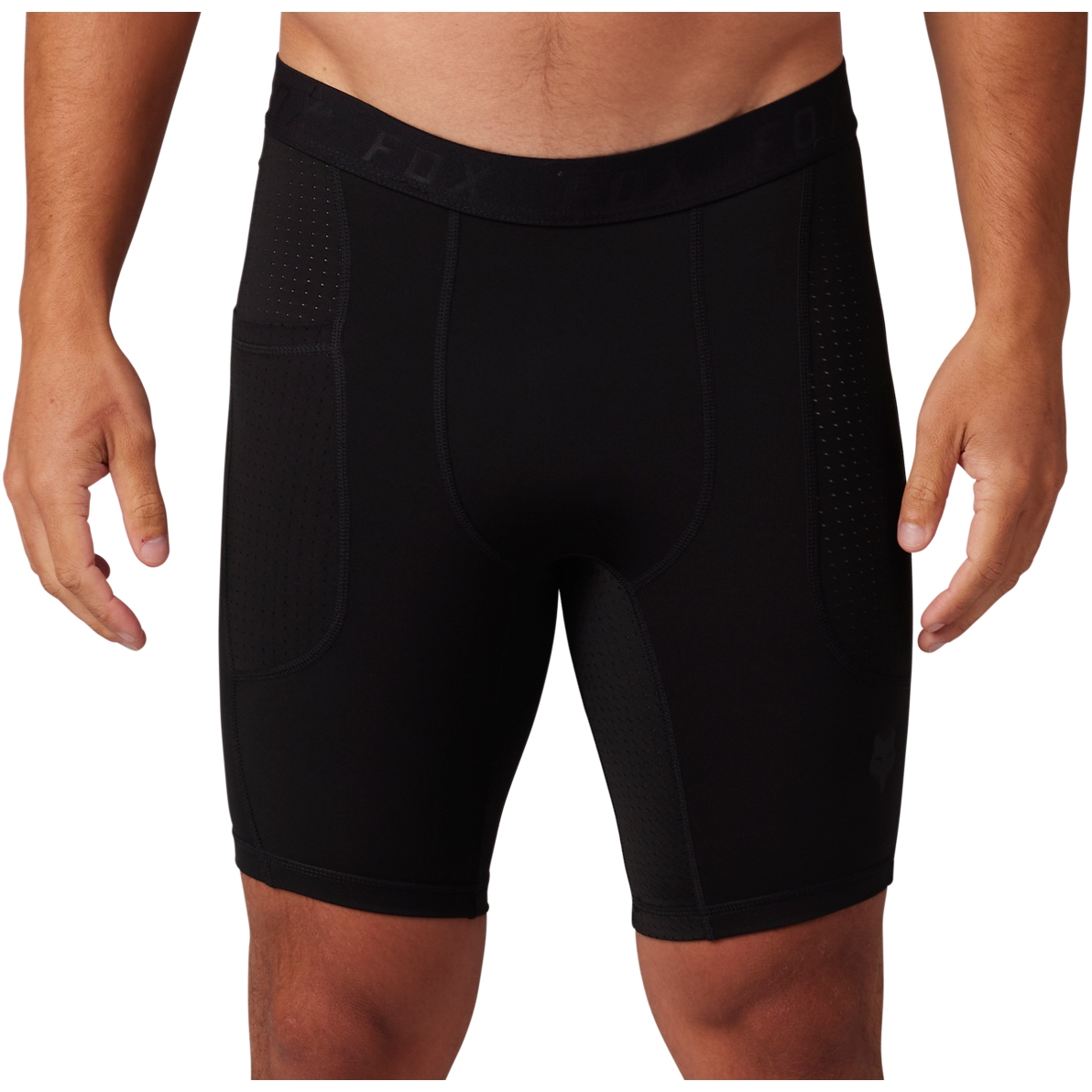 Spodenki rowerowe FOX TECBASE COMPRESSION Shorts Black