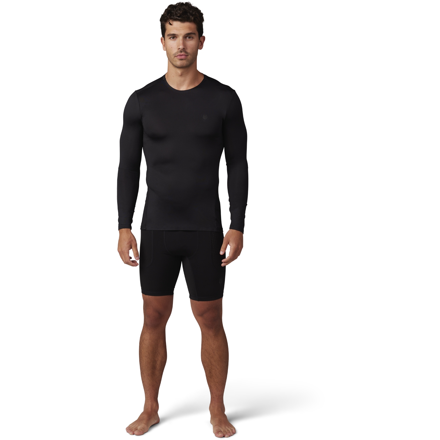 Spodenki rowerowe FOX TECBASE COMPRESSION Shorts Black