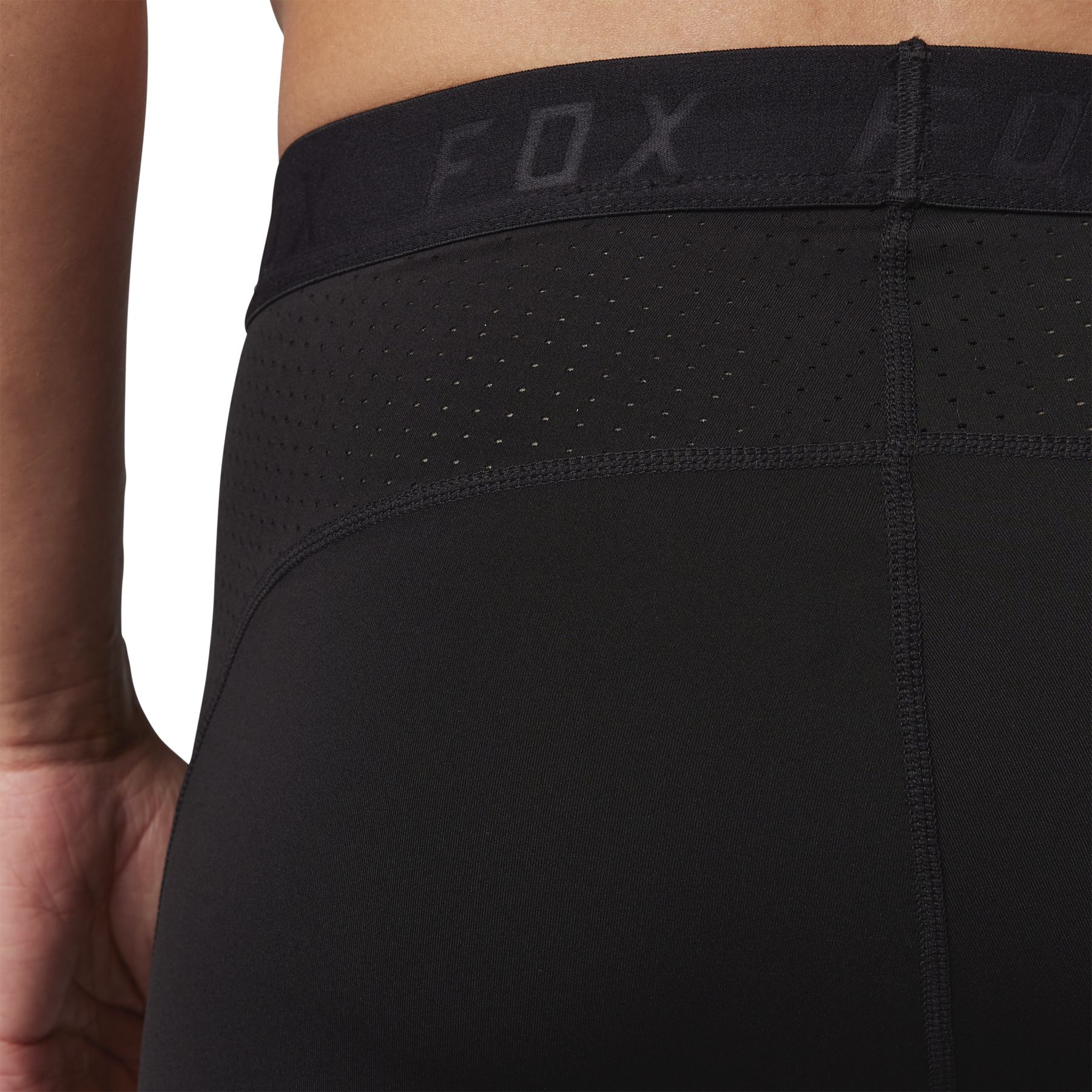 Spodenki rowerowe FOX TECBASE COMPRESSION Shorts Black