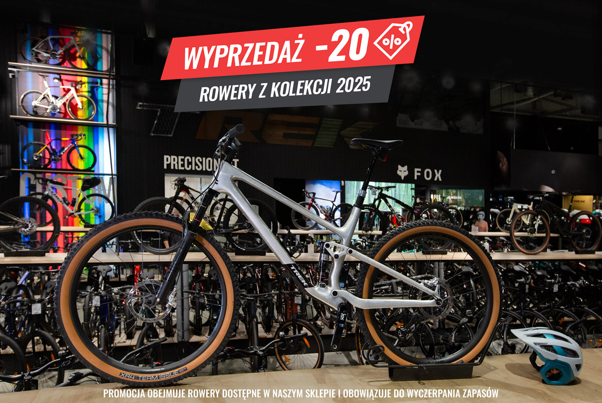 Wakacyjna wyprzedaż rowerów TREK 2025 rabat 20% aż do wyczerpania zapasów!