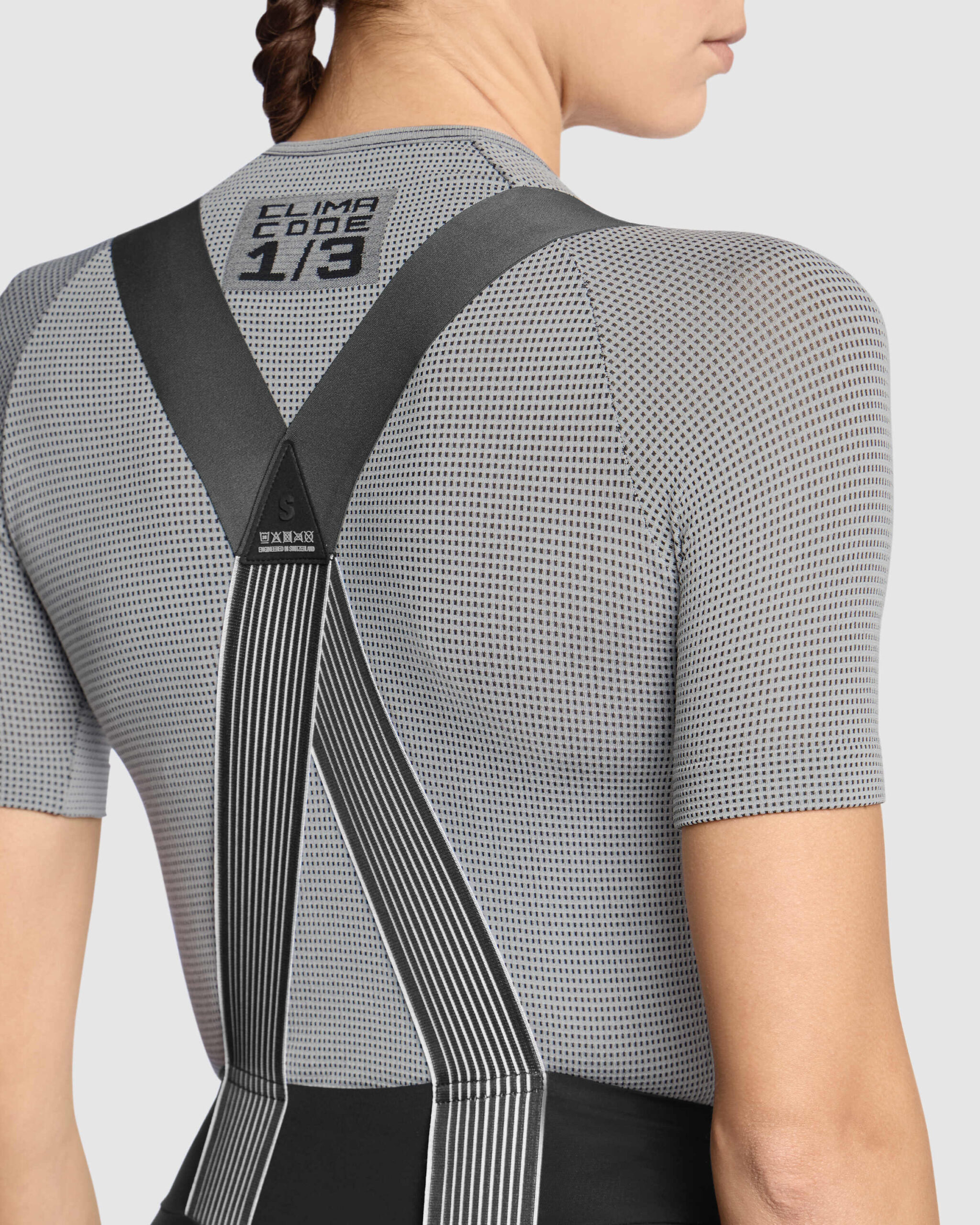 Damski Podkoszulek Rowerowy ASSOS SS Skin Layer P1 Bielizna Termoaktywna Na Lato Grey Series (10)