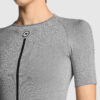 Damski podkoszulek rowerowy z krótkim rękawem ASSOS SS Skin Layer P1 bielizna termoaktywna na lato Grey Series