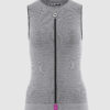 Damski podkoszulek rowerowy bez rękawów ASSOS NS Skin Layer P1 bielizna termoaktywna na lato Grey Series