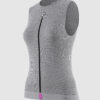 Damski podkoszulek rowerowy bez rękawów ASSOS NS Skin Layer P1 bielizna termoaktywna na lato Grey Series
