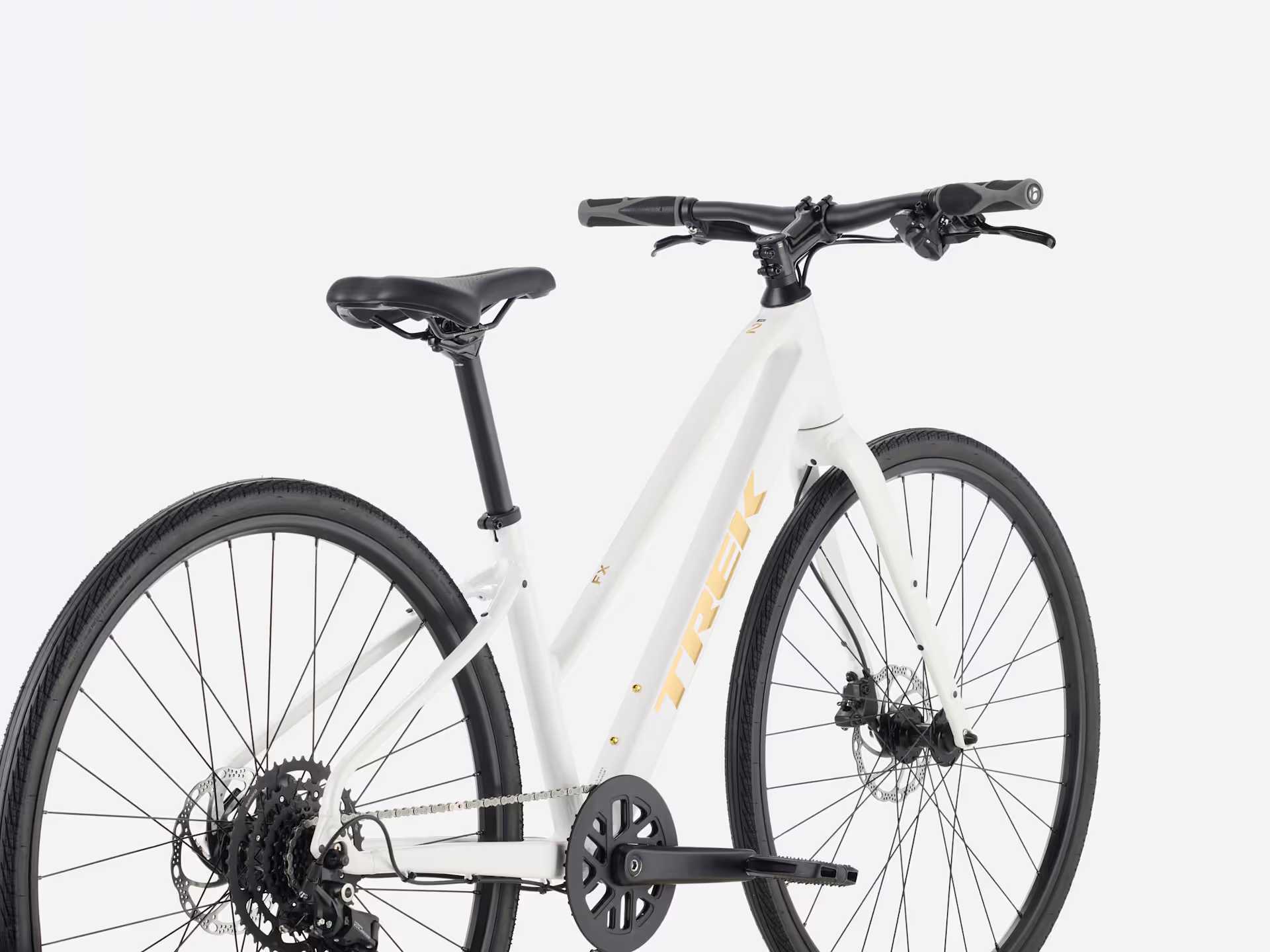 Trek FX 2 o średnim przekroku Gen 4 Crystal White