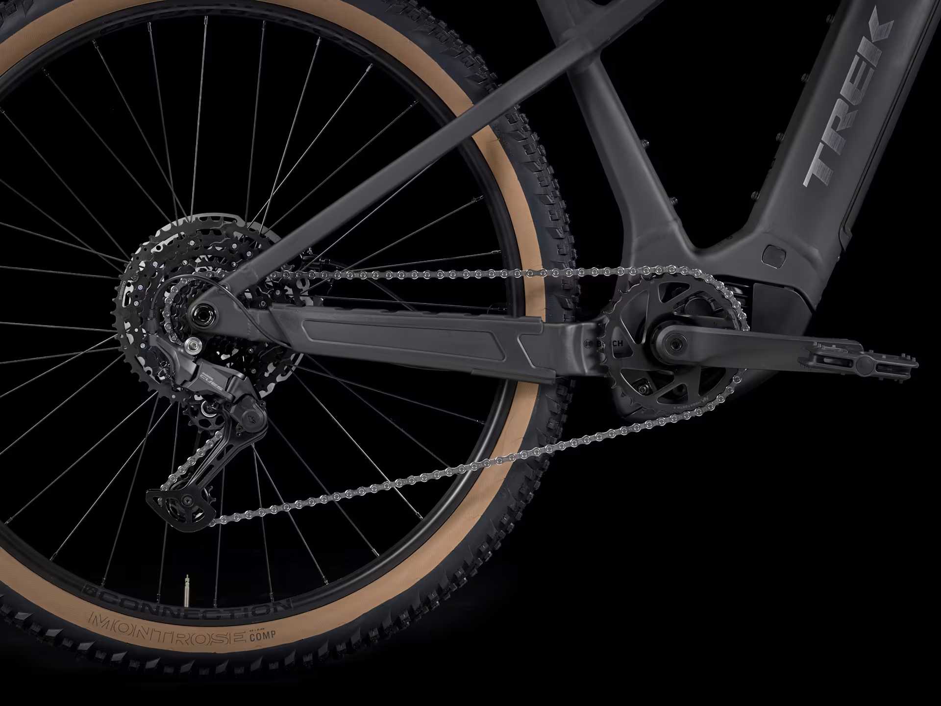 Trek Powerfly+ 4 800 Wh Gen 5 Gloss Dark Star-Matte Dark Web