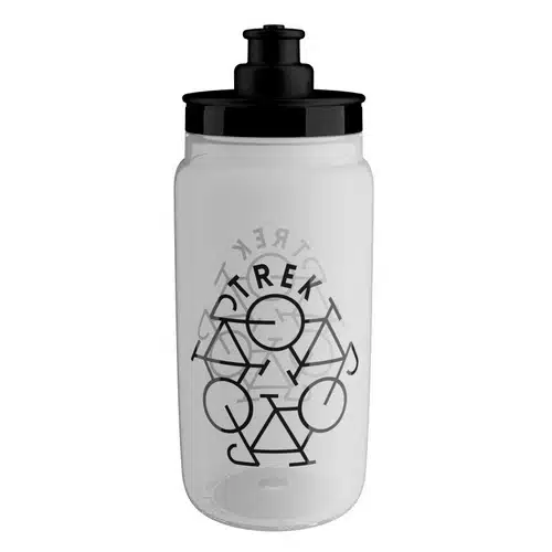 Bidon 550 ml Trek Fly Butelka na wodę przezroczysty czarny