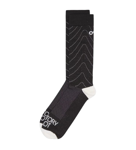 Skarpety OAKLEY Factory Pilot MTB Crew roz. 35-38 czarno-białe skarpetki