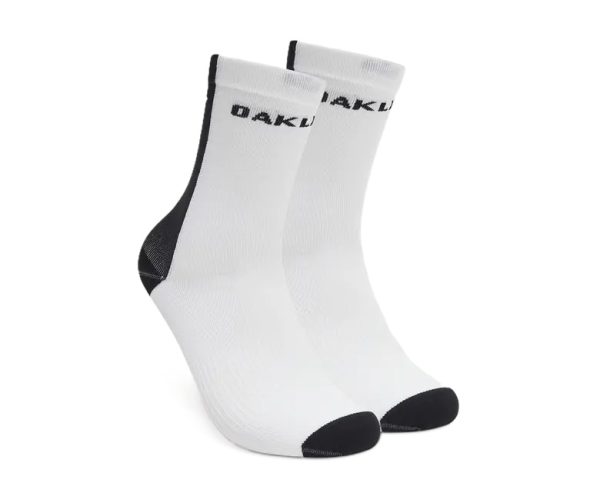 Skarpety OAKLEY Icon Road roz. 35-38 biało-czarne skarpetki