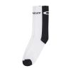 Skarpety OAKLEY Icon Road roz. 35-38 biało-czarne skarpetki