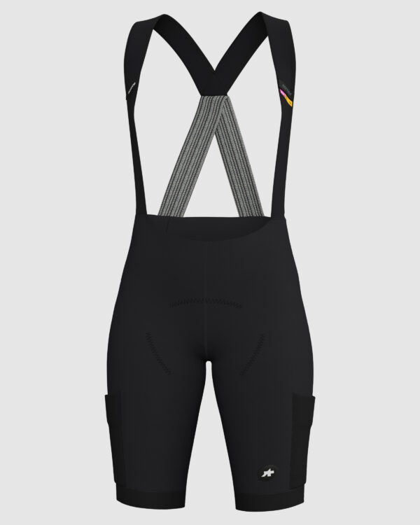 Damskie spodenki na szelkach ASSOS TACTICA WOMEN'S Bib Shorts T5 spring fall Black Series