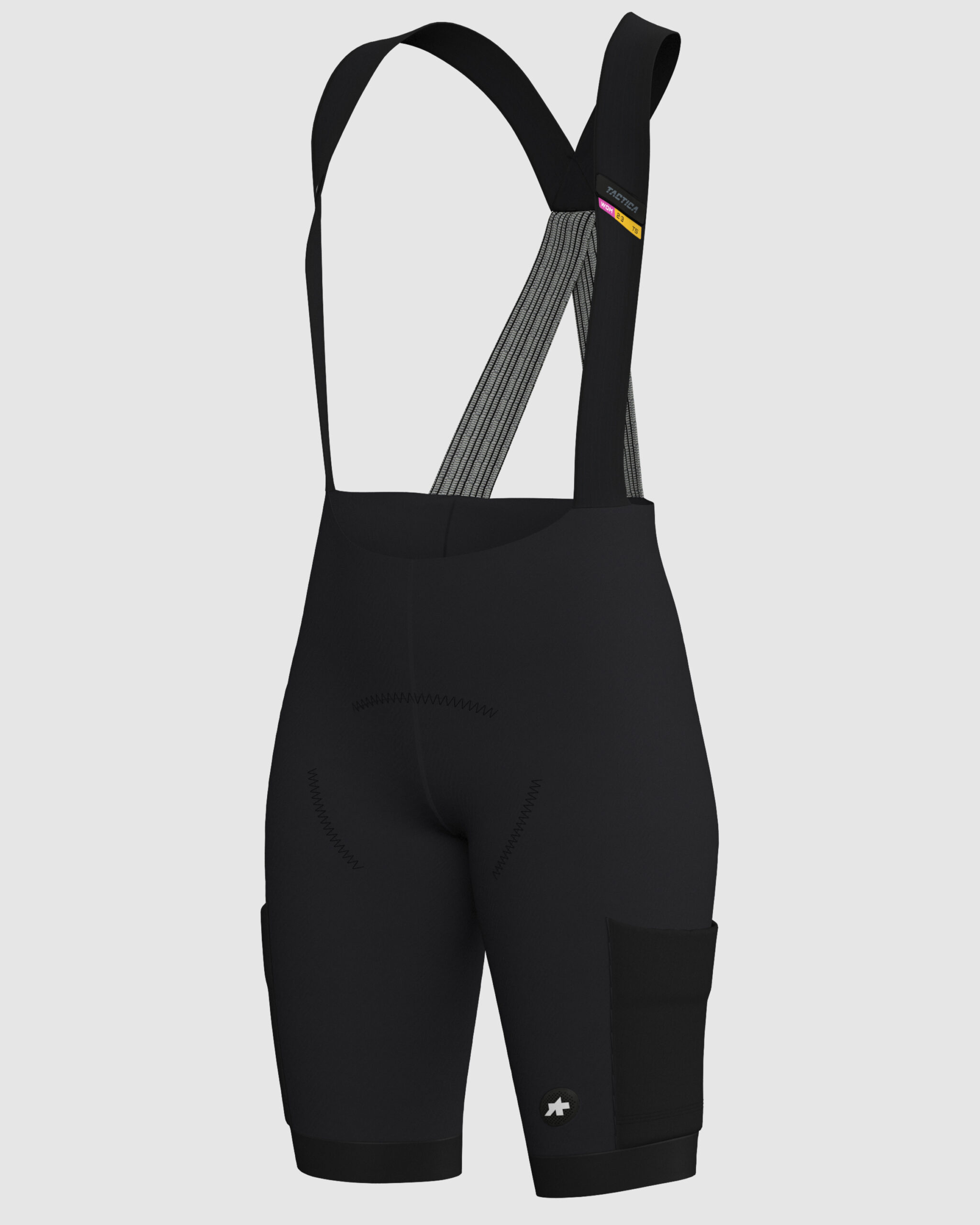 Damskie spodenki na szelkach ASSOS TACTICA WOMEN'S Bib Shorts T5 spring fall Black Series