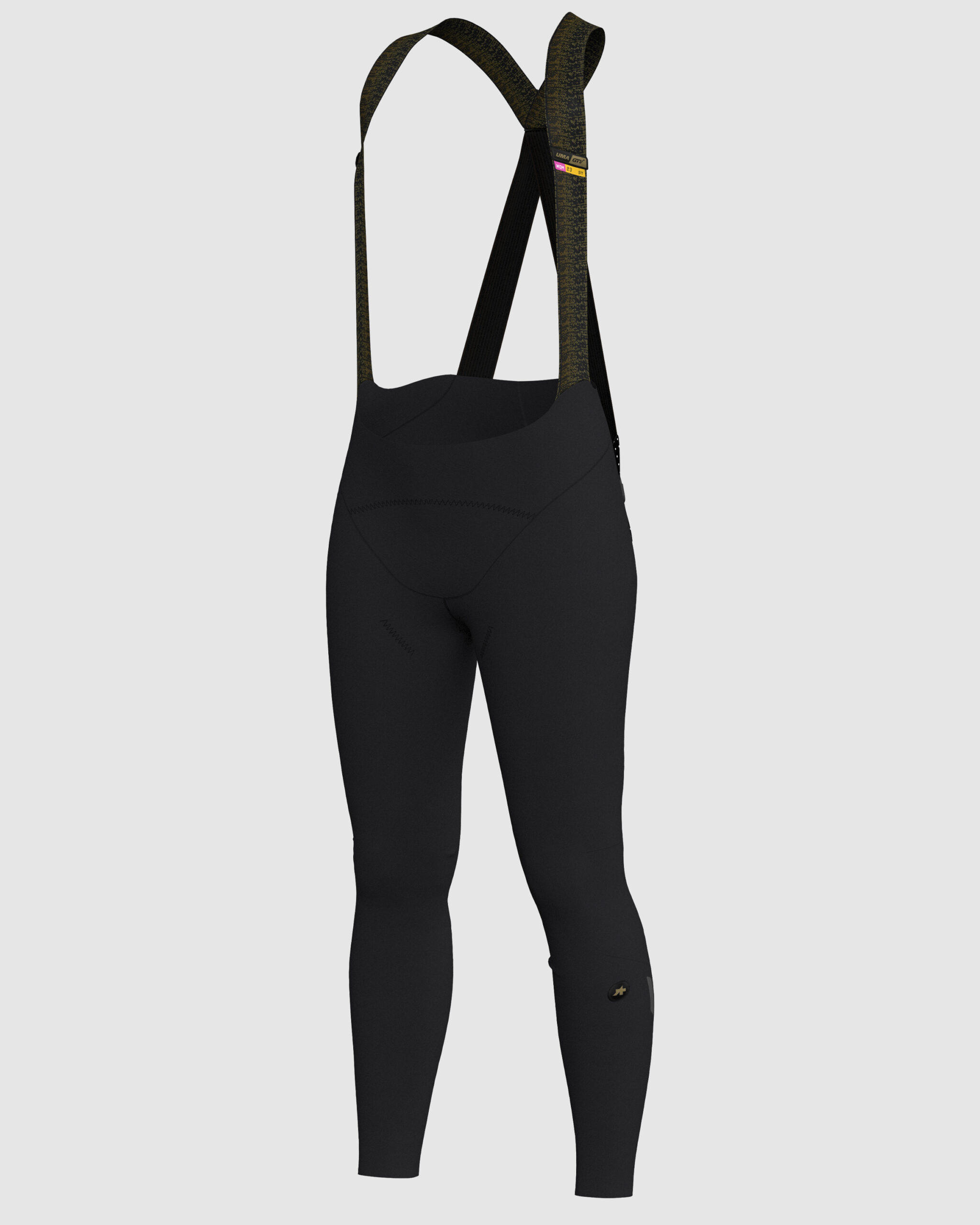 Damskie spodnie rowerowe na szelkach ASSOS UMA GTV spring fall BIB TIGHTS S11 Black Series