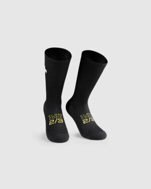 Skarpety rowerowe ASSOS spring fall SOCKS P1 Black Series skarpetki Unisex