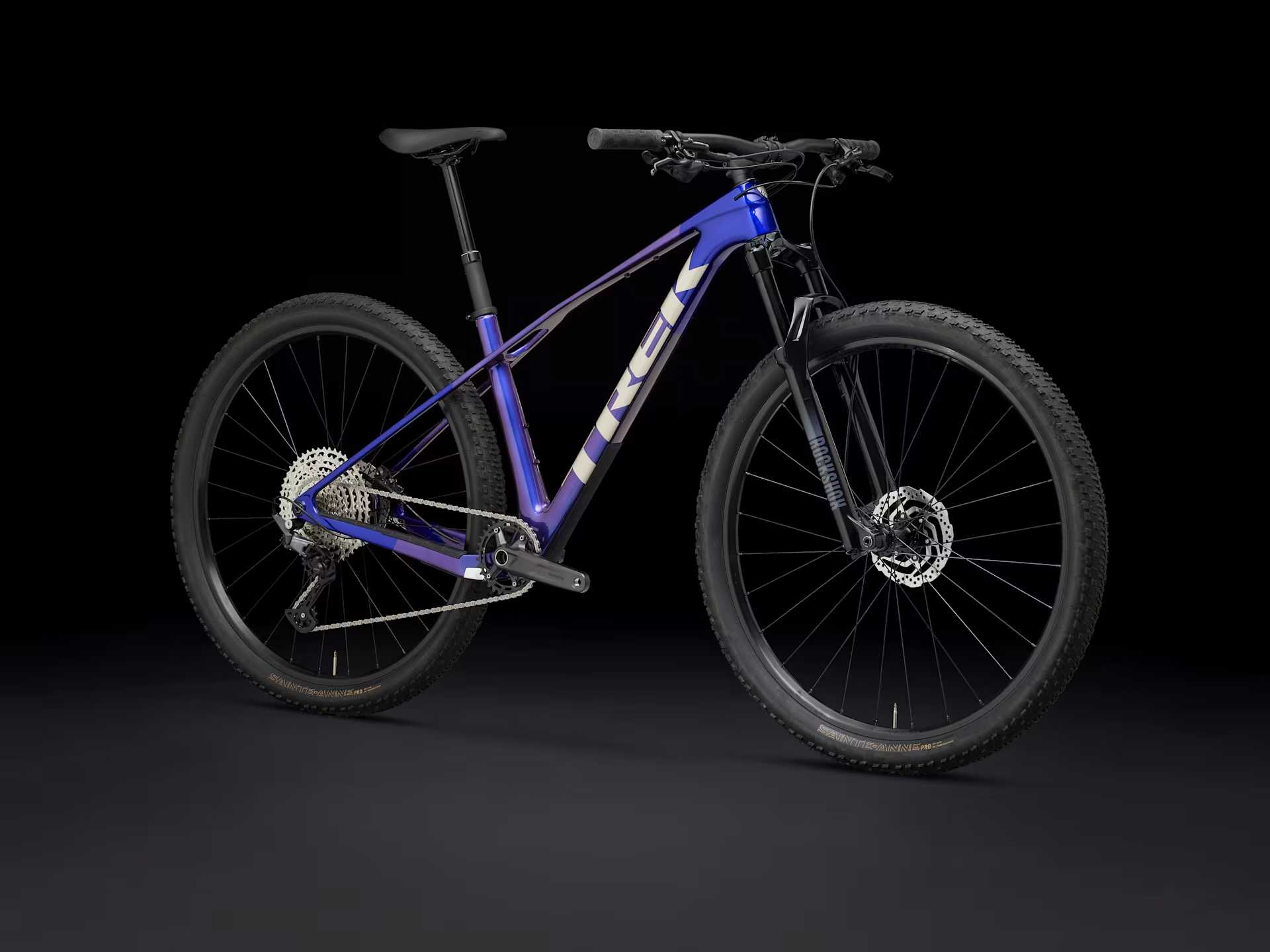 Trek Procaliber 9.5 Gen 3 Purple Flip Hex Blue