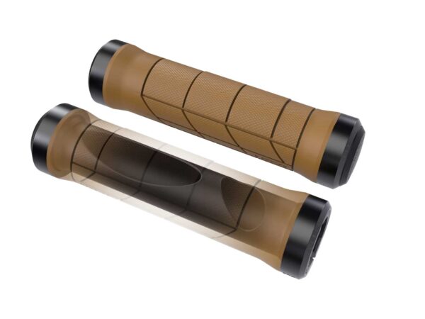 Zestaw chwytów MTB Trek Line Pro 130 mm - Brązowe