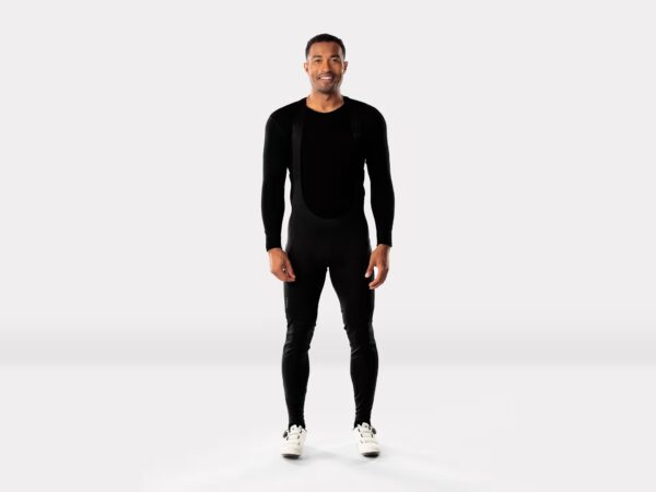 ﻿Spodnie rowerowe z szelkami Trek Circuit Softshell﻿ - Czarne