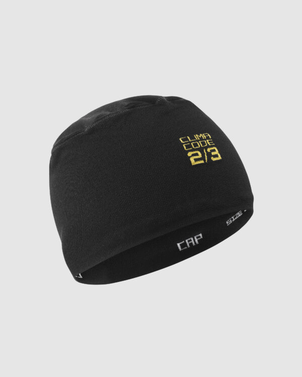 Czapka rowerowa ASSOS spring fall CAP wiosna jesień Black