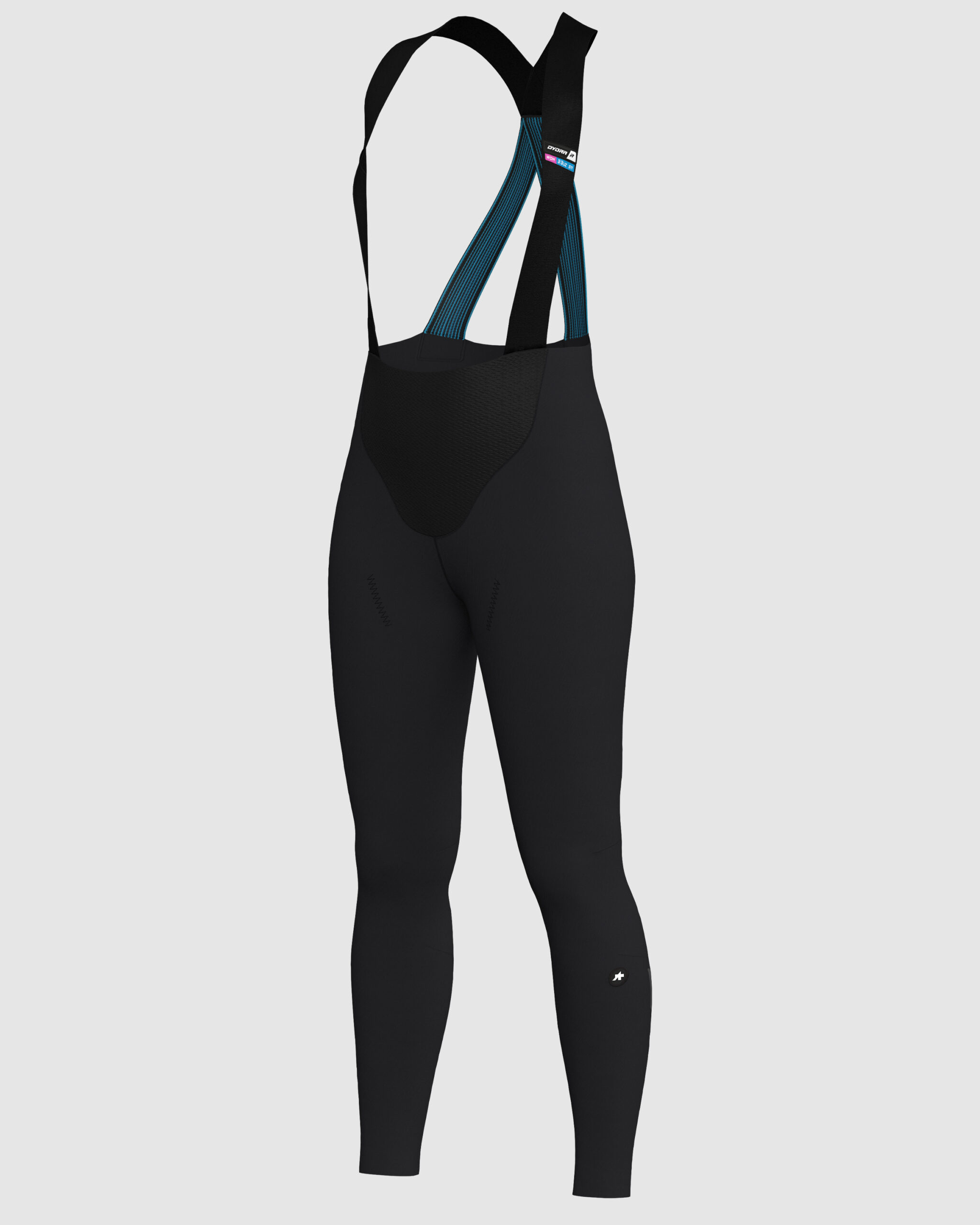 Damskie zimowe spodnie rowerowe na szelkach ASSOS DYORA R HABU winter BIB TIGHTS S11 Black