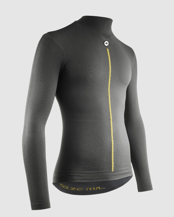 Męska koszulka termoaktywna z długim rękawem ASSOS LS Skin Layer P1 warstwa bazowa spring fall Antracyt