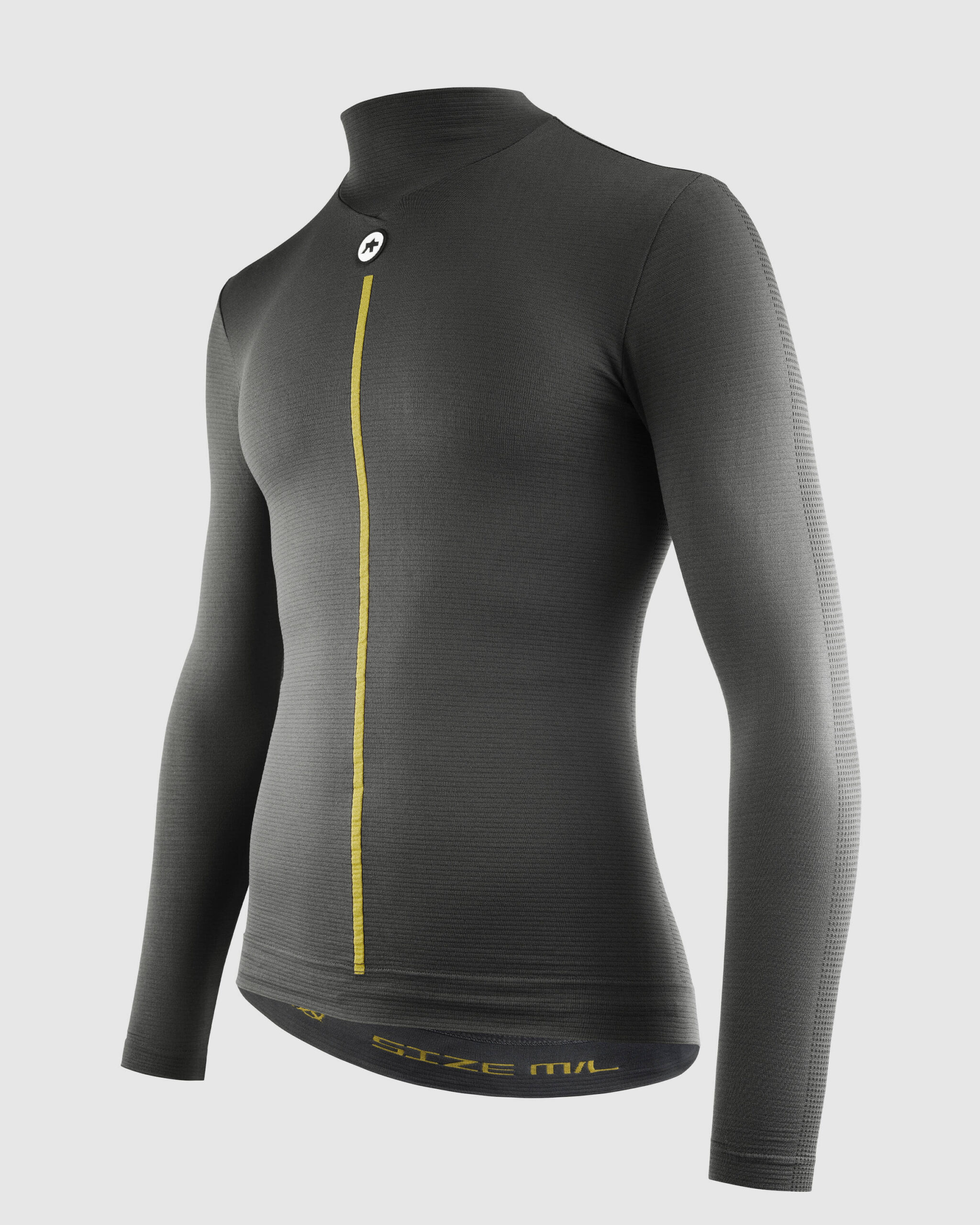 Męska koszulka termoaktywna z długim rękawem ASSOS LS Skin Layer P1 warstwa bazowa spring fall Antracyt