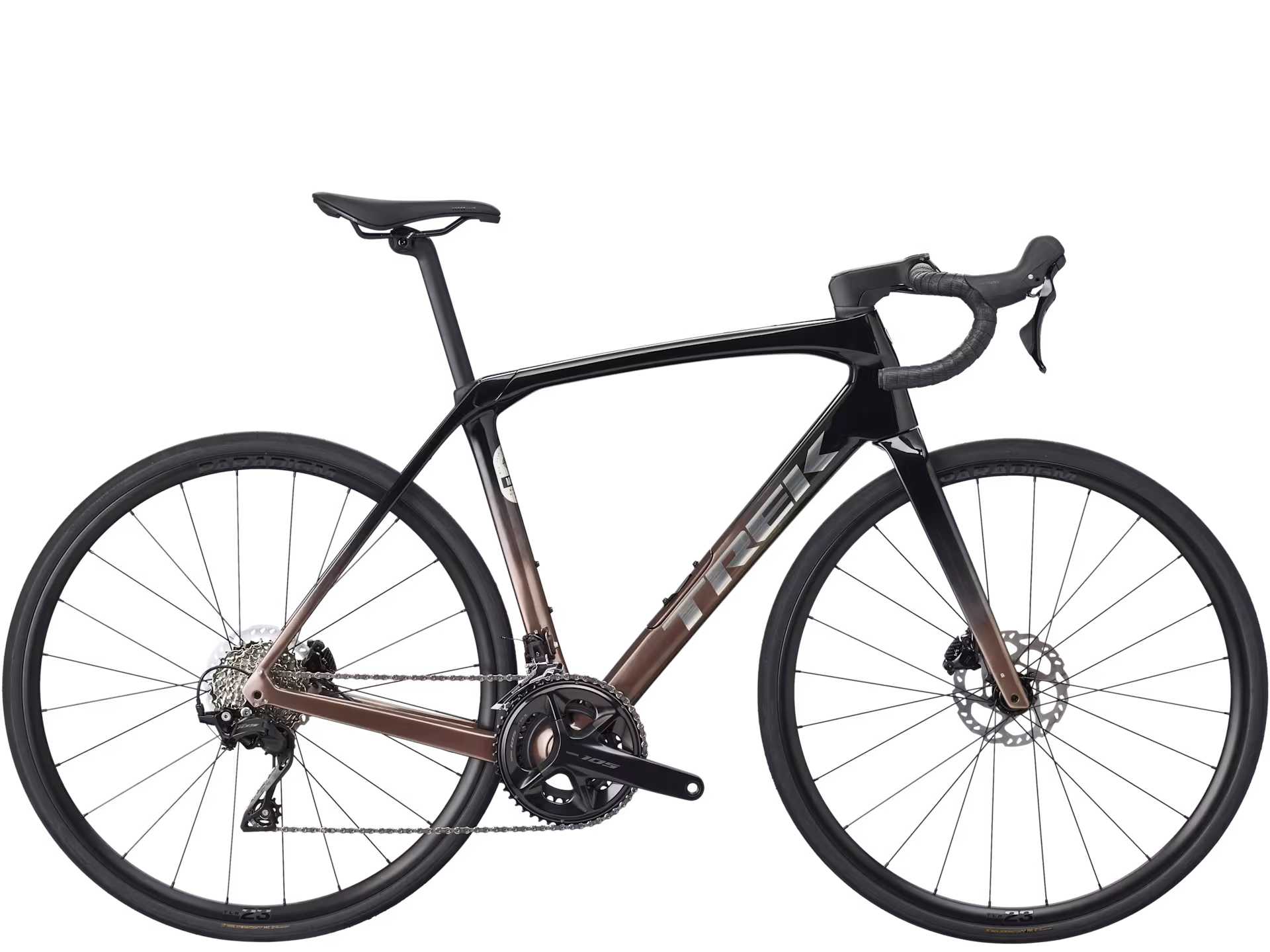Trek Domane SL 5 Gen 4 - Dark Star to Bronze Age Fade (1) Trek Domane SL 5 Gen 4 - Dark Star to Bronze Age Fade
