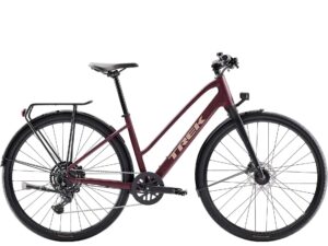 Trek FX Sport AL Equipped ze średnim przekrokiem - Cobra Blood, Sedona Red Splatter