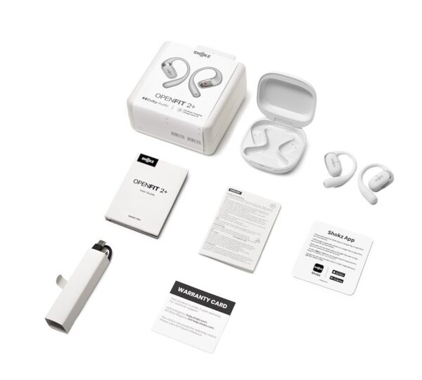 Bezprzewodowe słuchawki Shokz OpenFit 2+ GREY