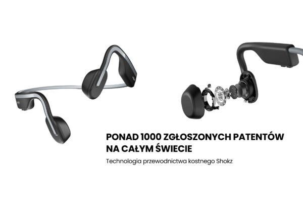 Słuchawki Shokz OpenMove GREY otwarte słuchawki sportowe z przewodnictwem kostnym - obrazek 4