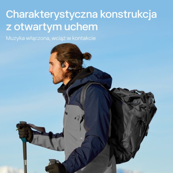 Słuchawki Shokz OpenRun Pro 2 MINI BLACK bezprzewodowe słuchawki otwarte przewodnictwo kostne