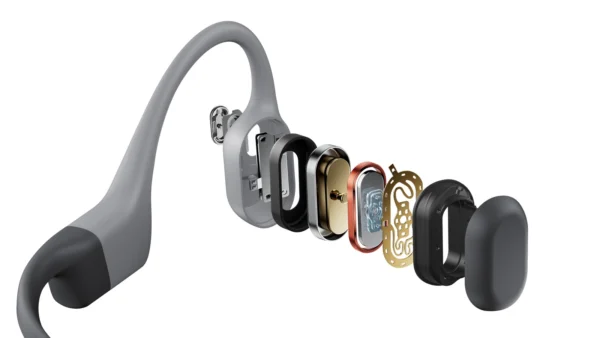 Wodoodporne słuchawki Shokz OpenSwim PRO GREY słuchawki Bluetooth®MP3 z przewodnictwem kostnym - obrazek 4
