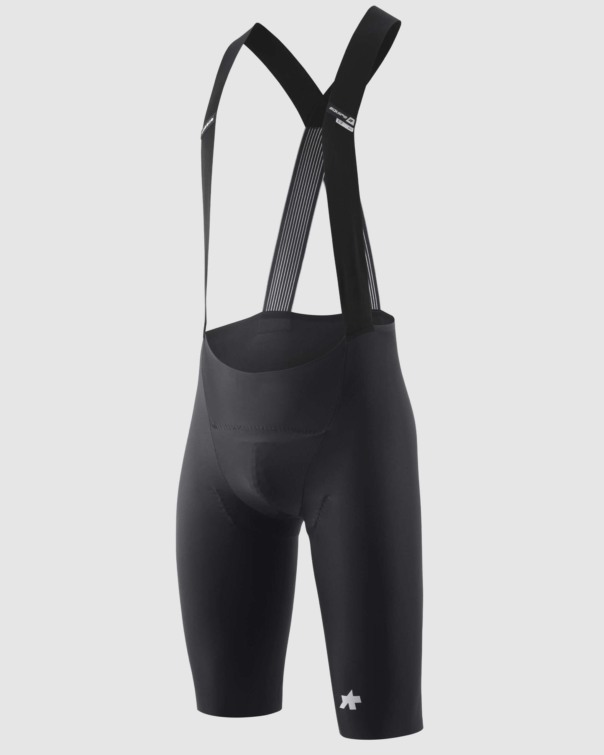 Spodenki rowerowe na szelkach ASSOS EQUIPE R bib shorts S11 Black Series