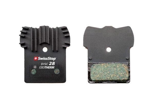 SwissStop Disc 28 EXOTherm2 okładziny hamulcowe z radiatorem Shimano FSA