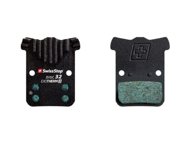 SwissStop Disc 32 EXOTherm2 – okładziny hamulcowe z radiatorem do SRAM Szosa Level