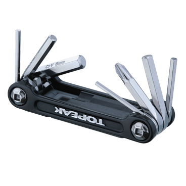 TOPEAK Mini 9 Pro Black 9 funkcji kompaktowy multitool rowerowy