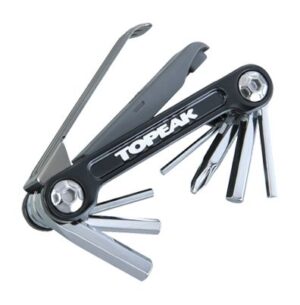 TOPEAK Mini 9 Pro Black 9 funkcji kompaktowy multitool rowerowy
