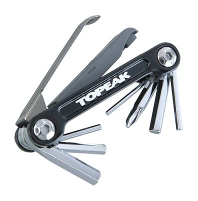 TOPEAK Mini 9 Pro Black 9 funkcji kompaktowy multitool rowerowy