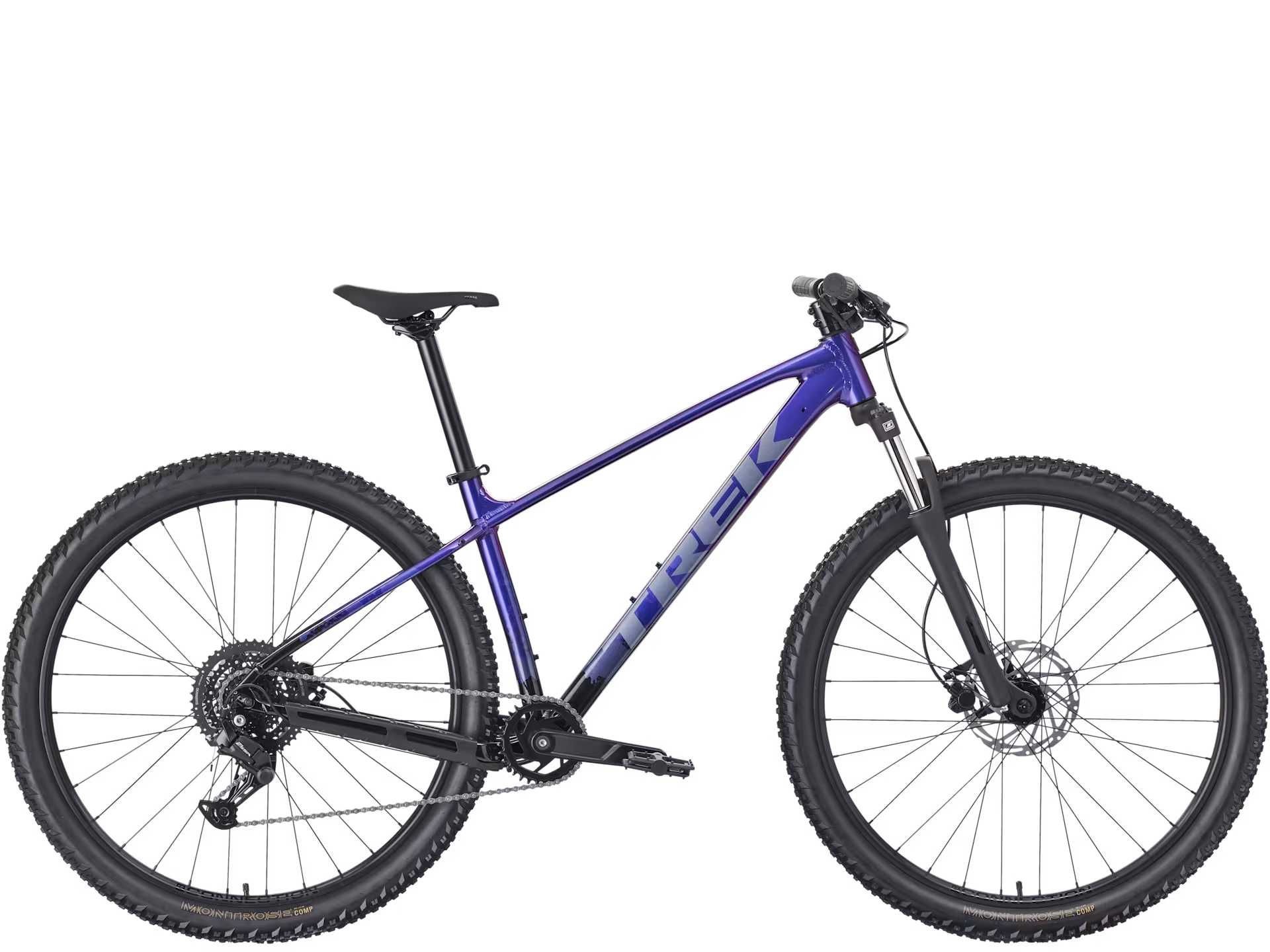 Trek Marlin 4 Gen 3 Purple Flip Black Fade