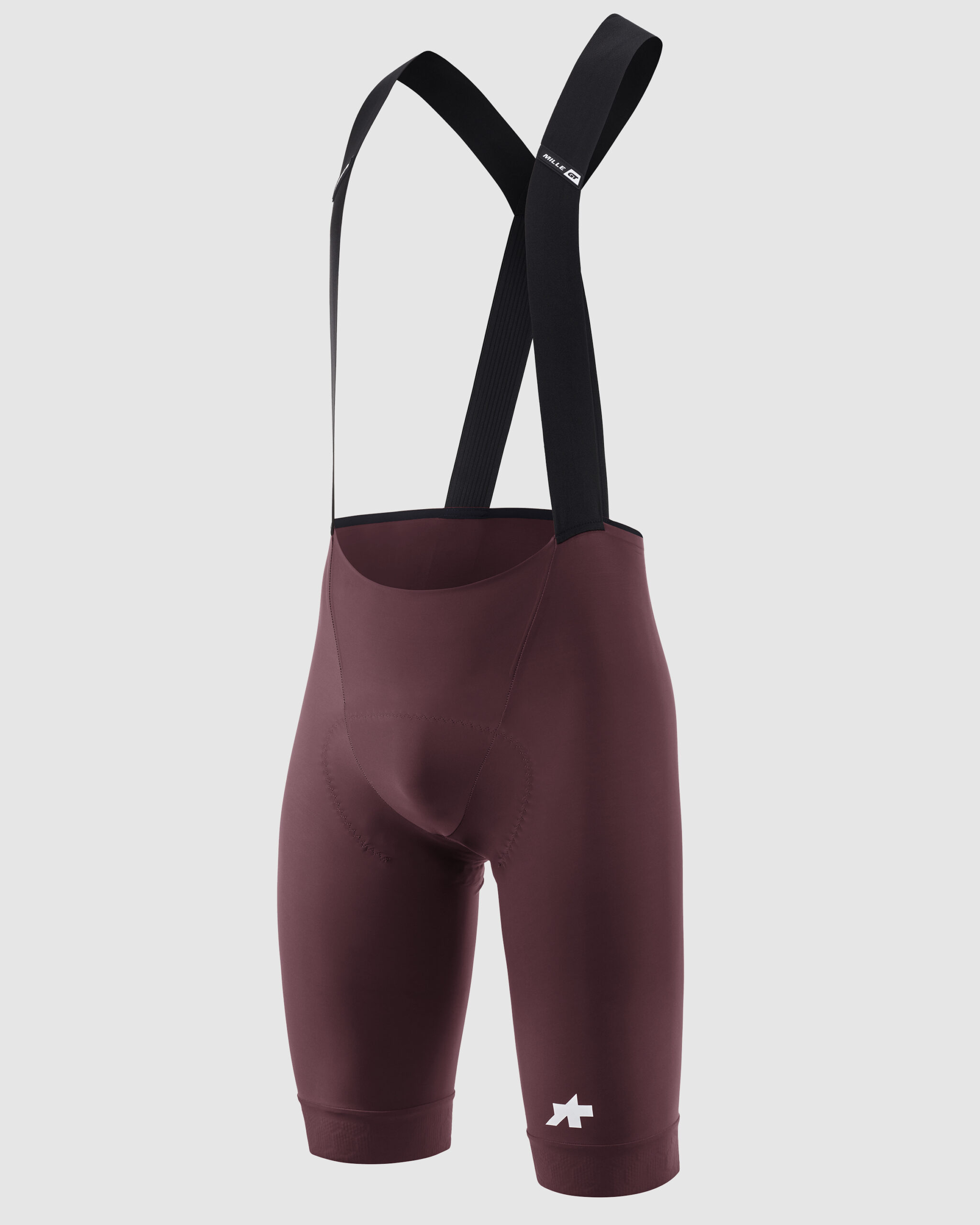 Spodenki rowerowe z szelkami ASSOS MILLE GT bib shorts S11 Burgundy Red