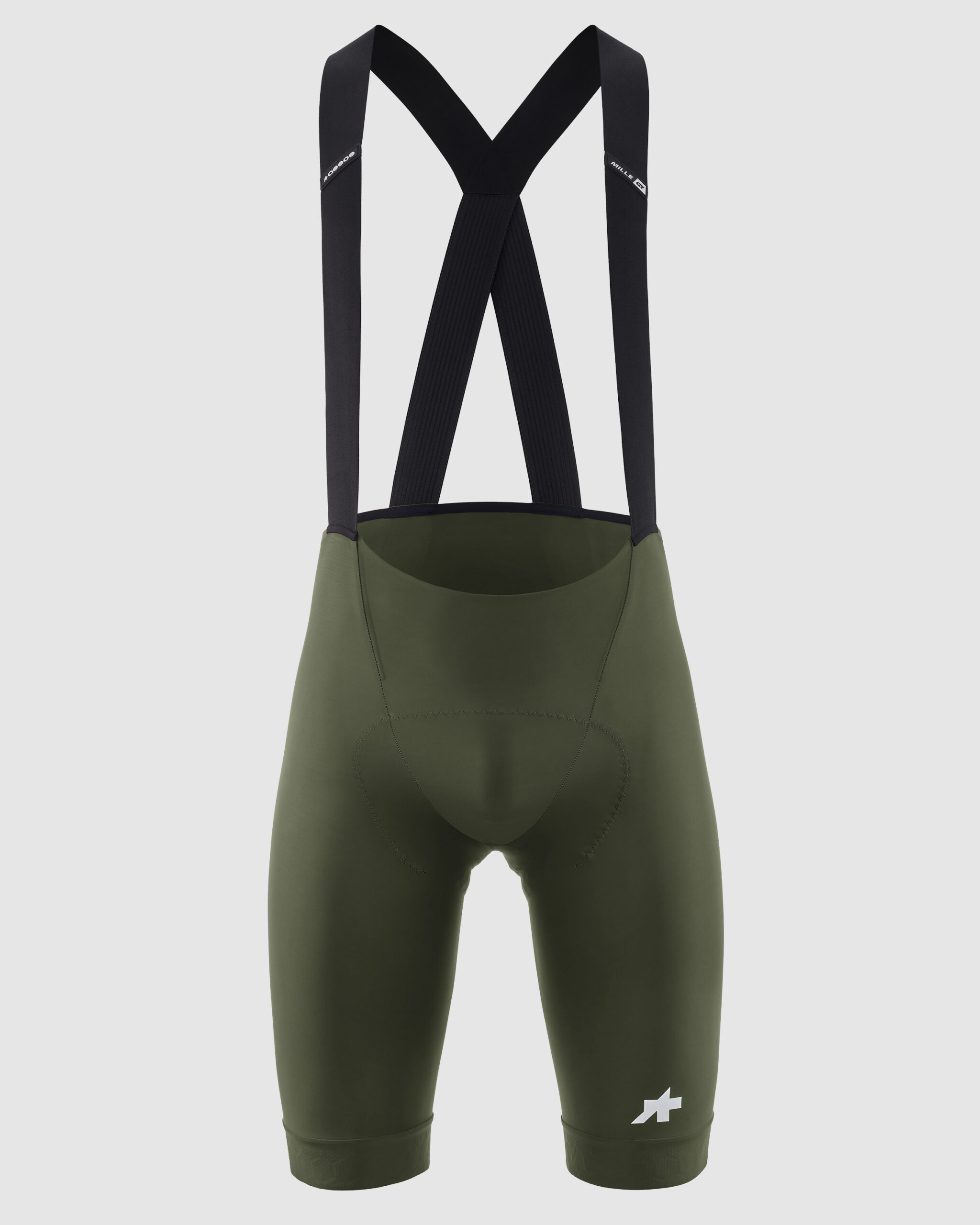 Spodenki rowerowe z szelkami ASSOS MILLE GT bib shorts S11 Moss Green