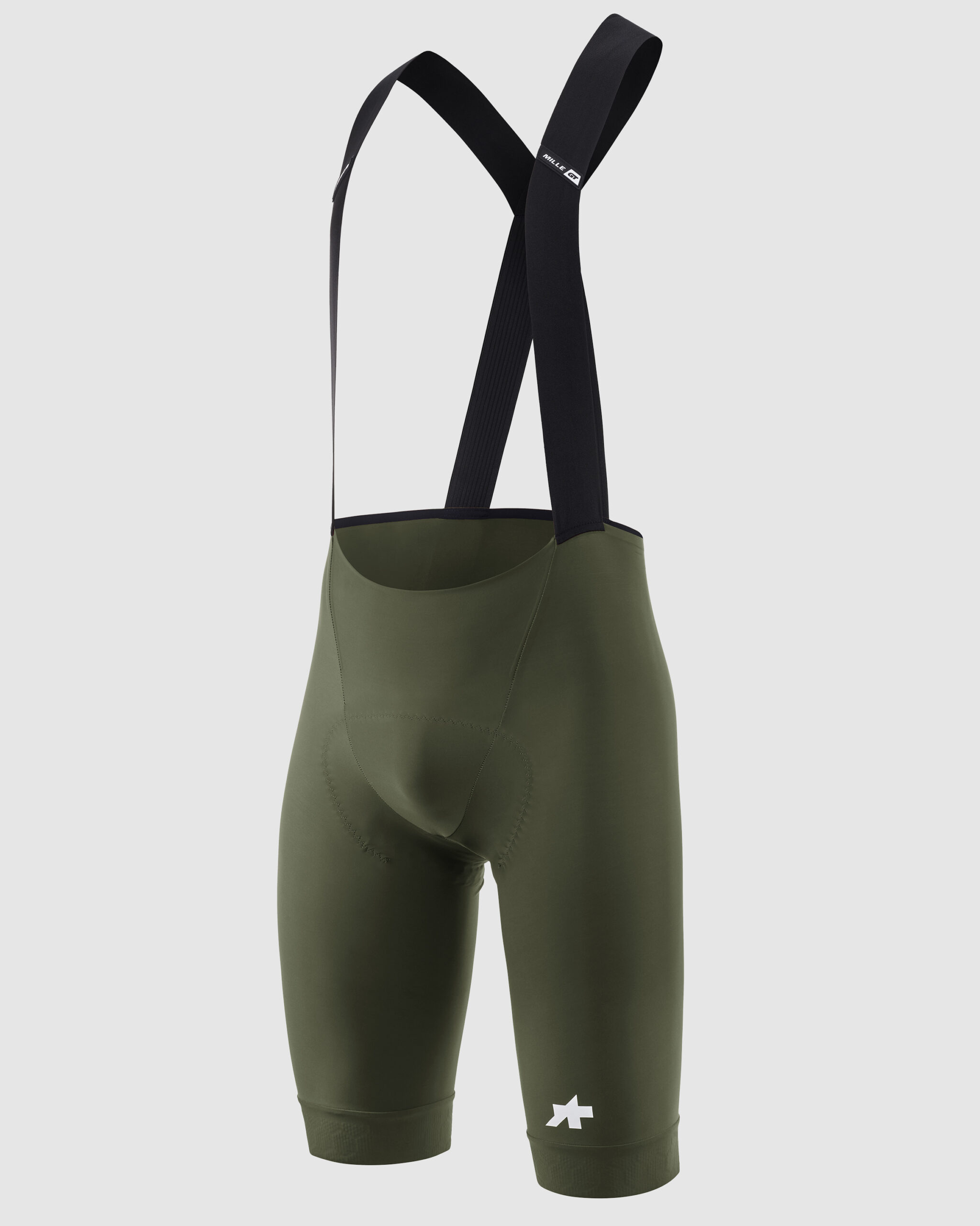 Spodenki rowerowe z szelkami ASSOS MILLE GT bib shorts S11 Moss Green