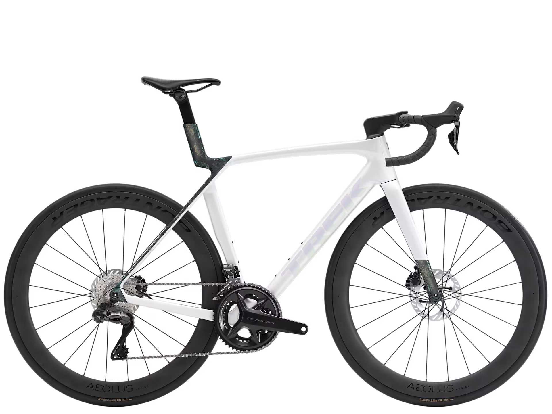 Trek Madone SL 7 Gen 8 Gloss Crystal White-Matte Deep Smoke (1) Trek Madone SL 7 Gen 8 Gloss Crystal White-Matte Deep Smoke