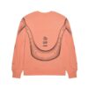 Bluza FOX VISION FLEECE CREW OVERSIZED GALAXY Peach