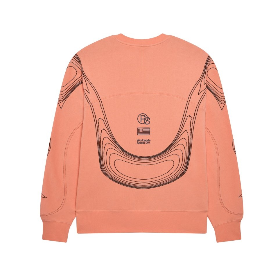 Bluza FOX VISION FLEECE CREW OVERSIZED GALAXY Peach