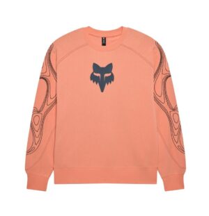 Bluza FOX VISION FLEECE CREW OVERSIZED GALAXY Peach