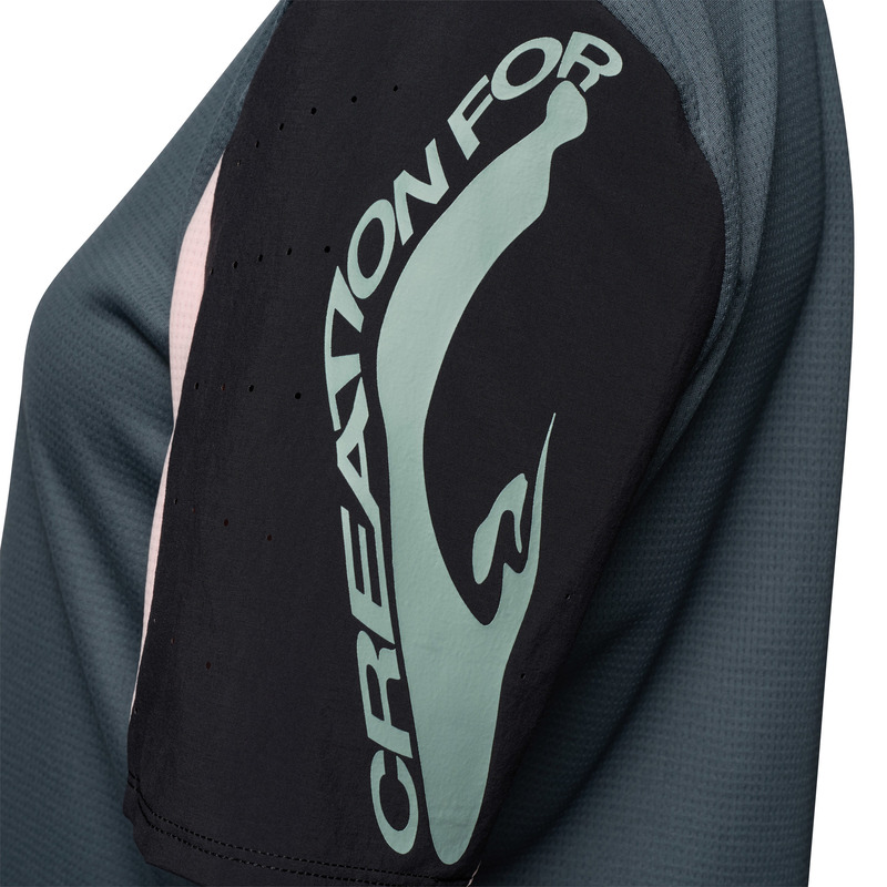 Damska Koszulka Rowerowa FOX DEFEND SS CREATION Deep Cobalt