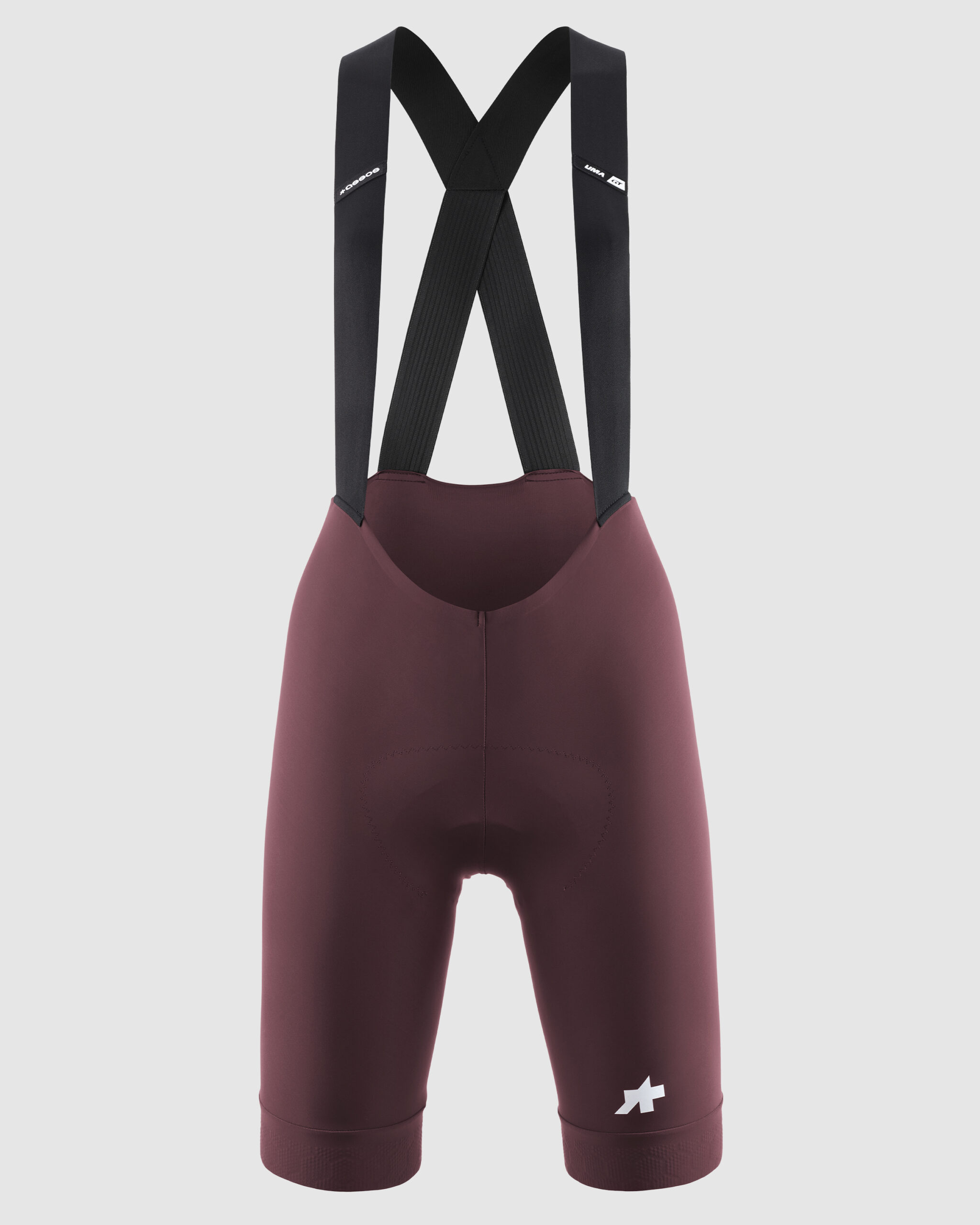 Damskie Spodenki Rowerowe Na Szelkach ASSOS UMA GT Bib Shorts S11 Burgundy Red
