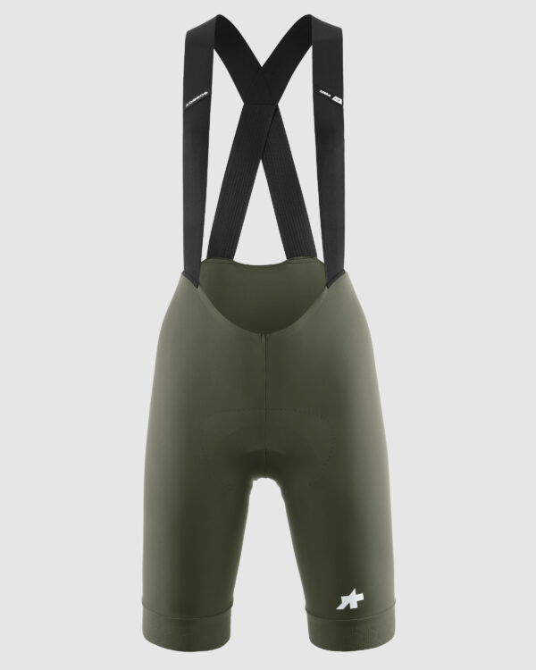 Damskie Spodenki Rowerowe Na Szelkach ASSOS UMA GT Bib Shorts S11 Moss Green