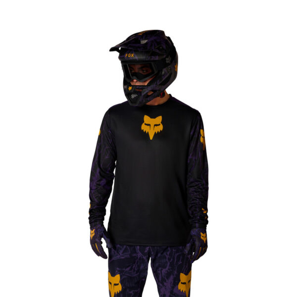 Koszulka rowerowa długi rękaw FOX RANGER LS IMG PRINT Plum - obrazek 4
